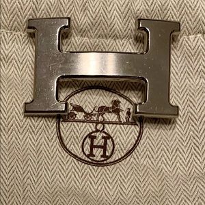 Hermes Belt Buckle - Palladium